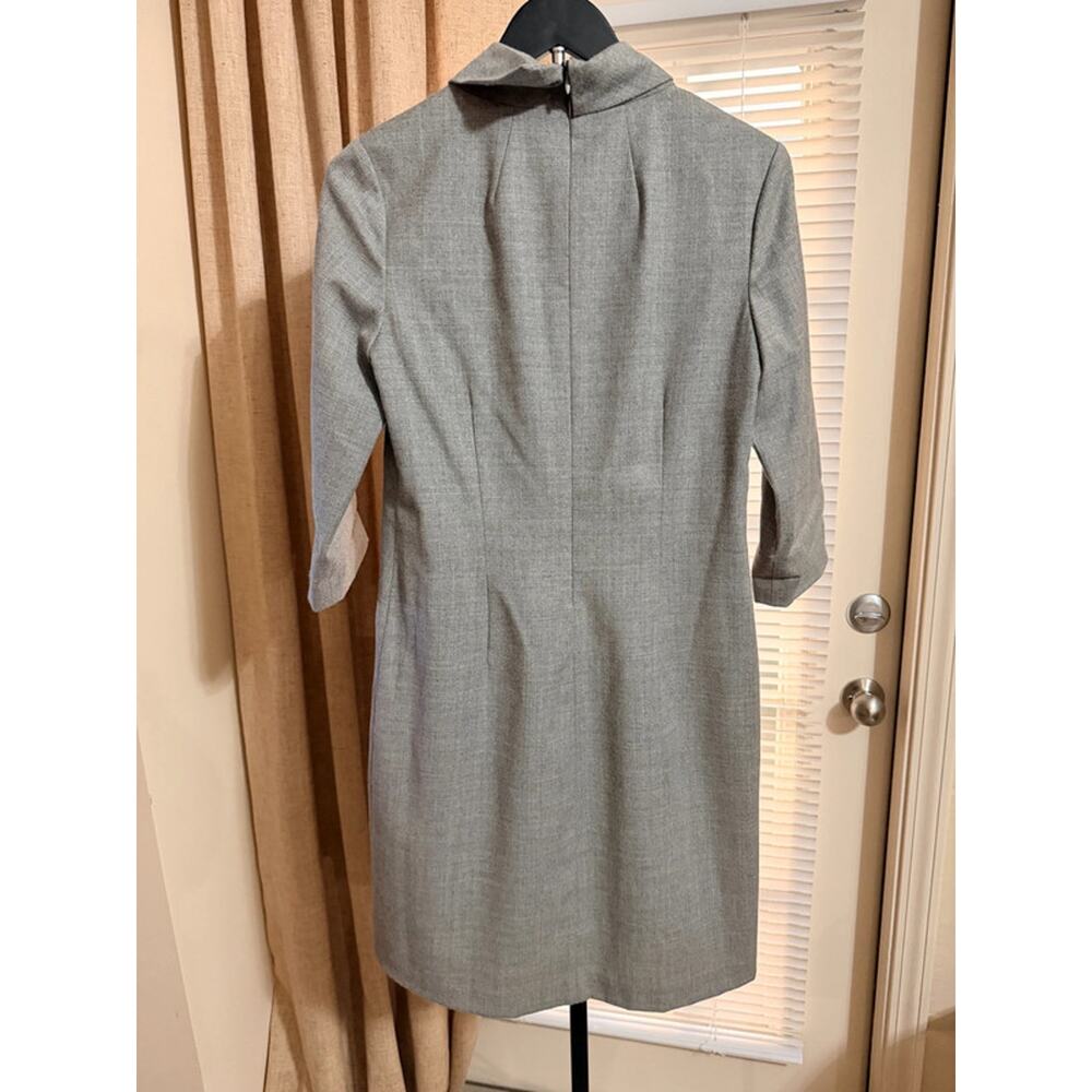 Banana Republic Wool Blend Gray Dress Mod 4 1963 - Picture 2 of 8
